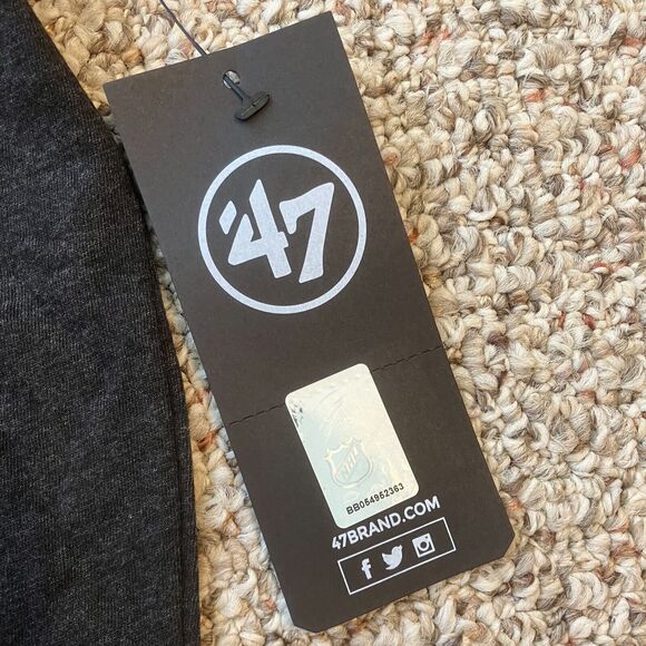 '47 Mens Pittsburgh Penguins T-Shirt Size S NHL Hockey Fan Tee Gray Classic - Picture 5 of 6